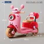 Xe máy điện trẻ em Vespa gấu BBT-8188