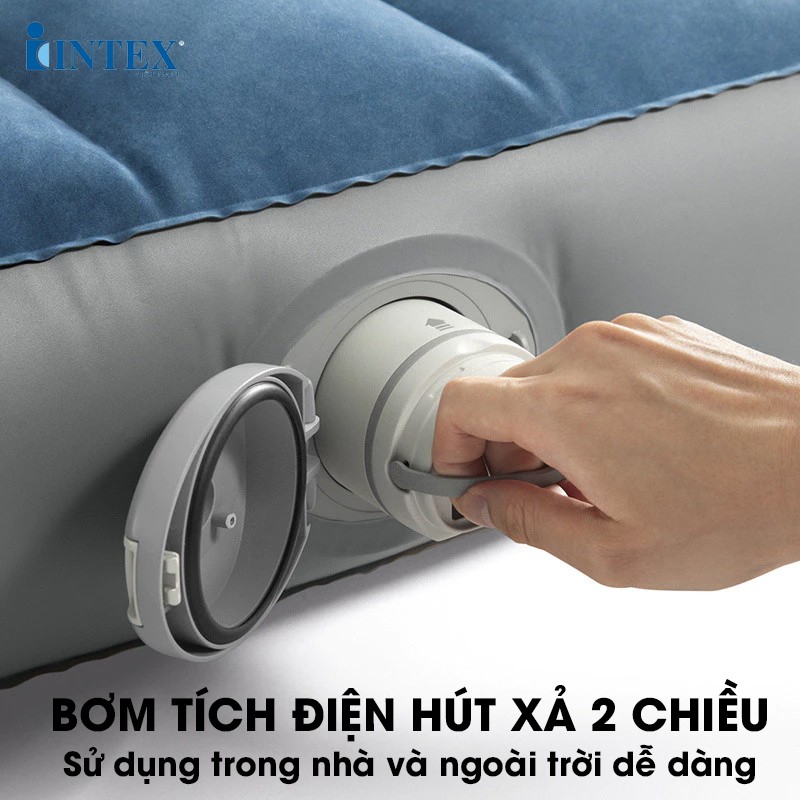 Giường hơi đôi cao cấp tích hợp bơm và bộ lưu điện INTEX 64189