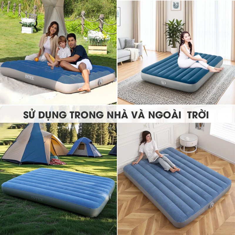 Giường hơi đôi cao cấp tích hợp bơm và bộ lưu điện INTEX 64189