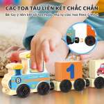 Đồ chơi đoàn tàu 16 toa hình ô tô JJ927