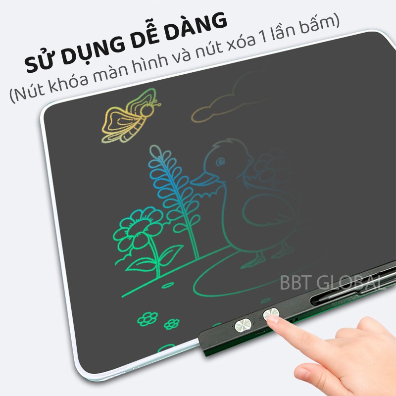 Bảng vẽ tự xóa điện tử đa sắc màu cỡ đại 20 inch C20