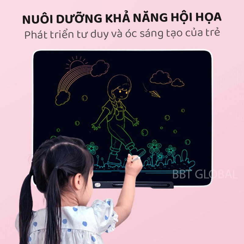 Bảng vẽ tự xóa điện tử đa sắc màu cỡ đại 20 inch C20