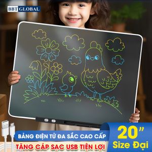 Bảng vẽ tự xóa điện tử đa sắc màu cỡ đại 20 inch C20