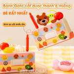 Đồ chơi cắt bánh kem sinh nhật kèm 85 chi tiết G675A