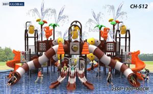 Cầu trượt liên hoàn công viên nước SH-S12