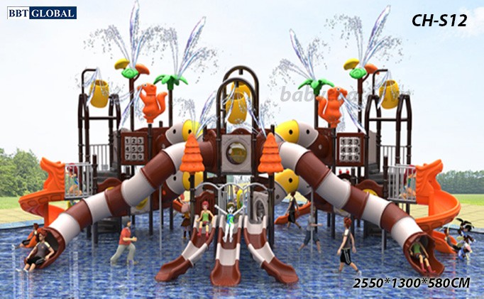 Cầu trượt liên hoàn công viên nước SH-S12