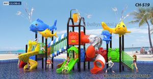 Cầu trượt liên hoàn công viên nước SH-S19