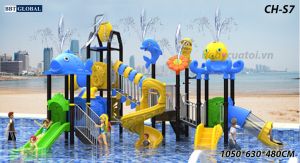 Cầu trượt liên hoàn công viên nước SH-S7