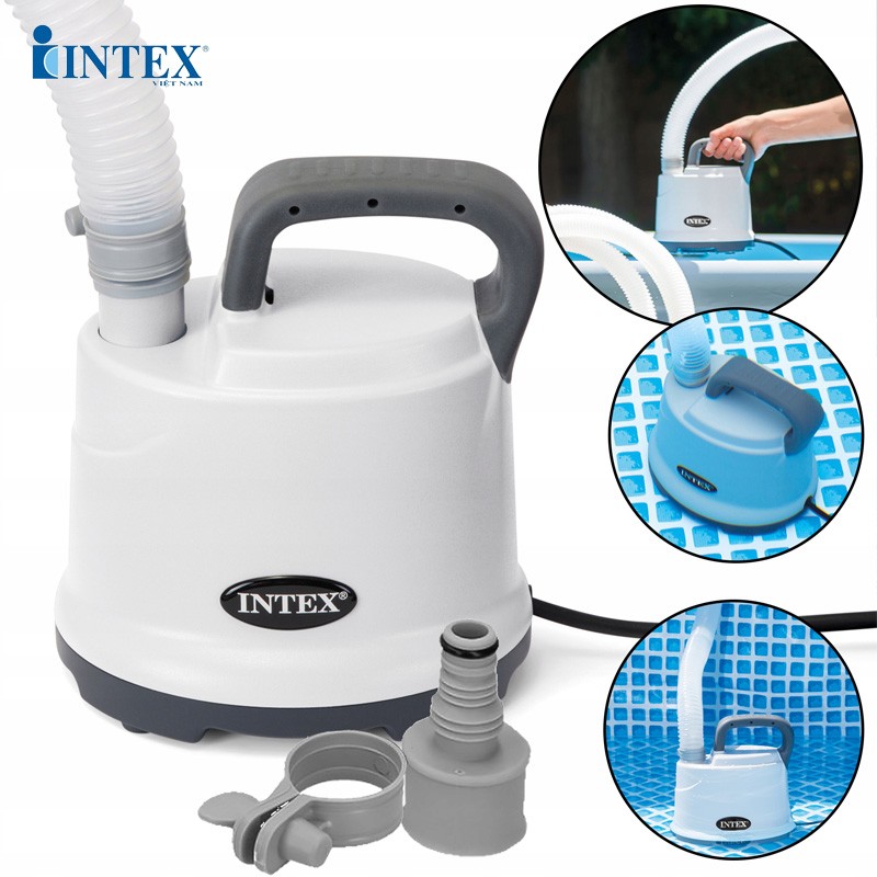 Máy bơm hút  cạn nước đáy bể bơi INTEX 28606