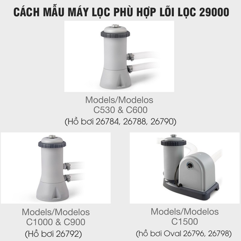 Lõi máy lọc nước INTEX 29000
