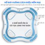 Bể bơi phao Salon 2m29 hình vuông INTEX 56475
