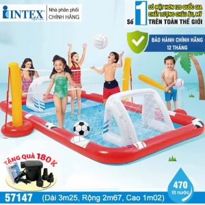 Sân chơi thể thao bóng đá đa năng cho bé INTEX 57147