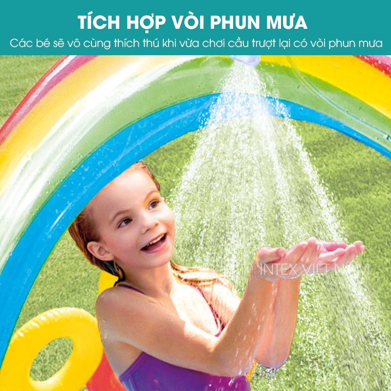 Bể bơi phao có cầu trượt INTEX 57453