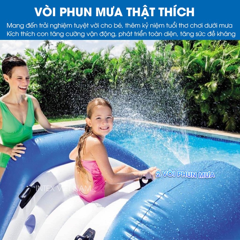 Cầu trượt phao mẫu mới INTEX 58849