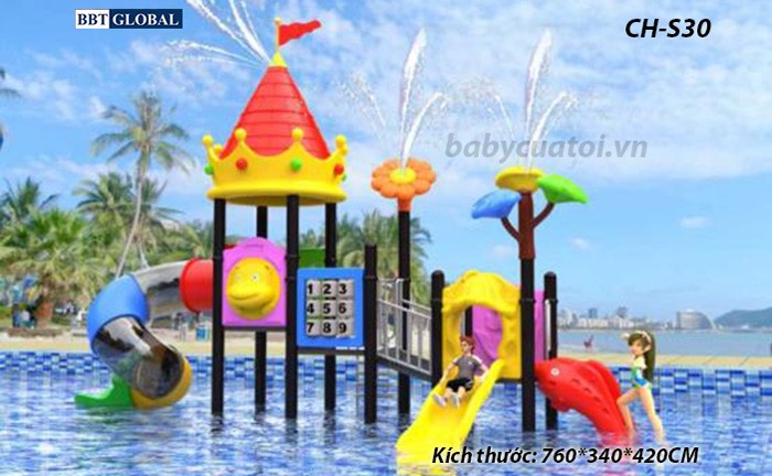 Cầu trượt liên hoàn công viên nước SH-S30