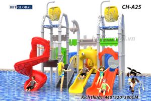 Cầu trượt liên hoàn công viên nước SH-A25