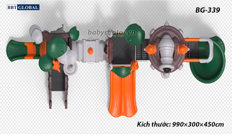 Cầu trượt liên hoàn cao cấp nhập khẩu BG-339