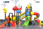 Cầu trượt liên hoàn công viên nước CH34