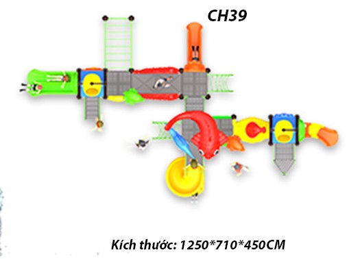 Cầu trượt liên hoàn công viên nước CH39