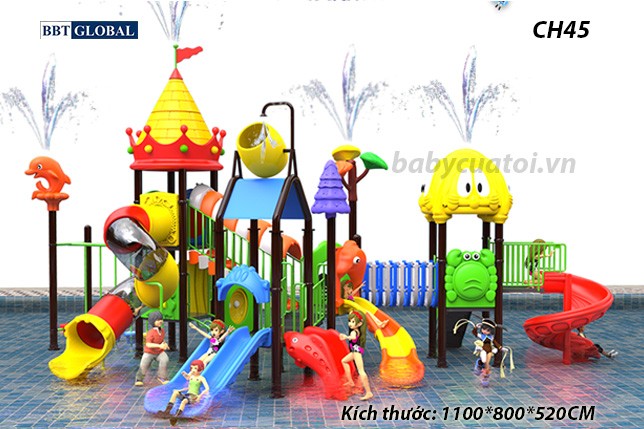 Cầu trượt liên hoàn công viên nước CH45