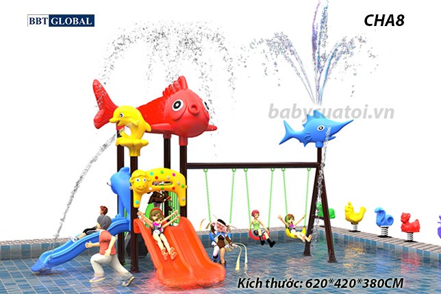 Cầu trượt liên hoàn công viên nước CHA8