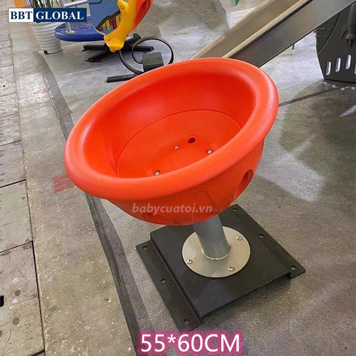 Mâm xoay ngồi đơn khu vui chơi ngoài trời