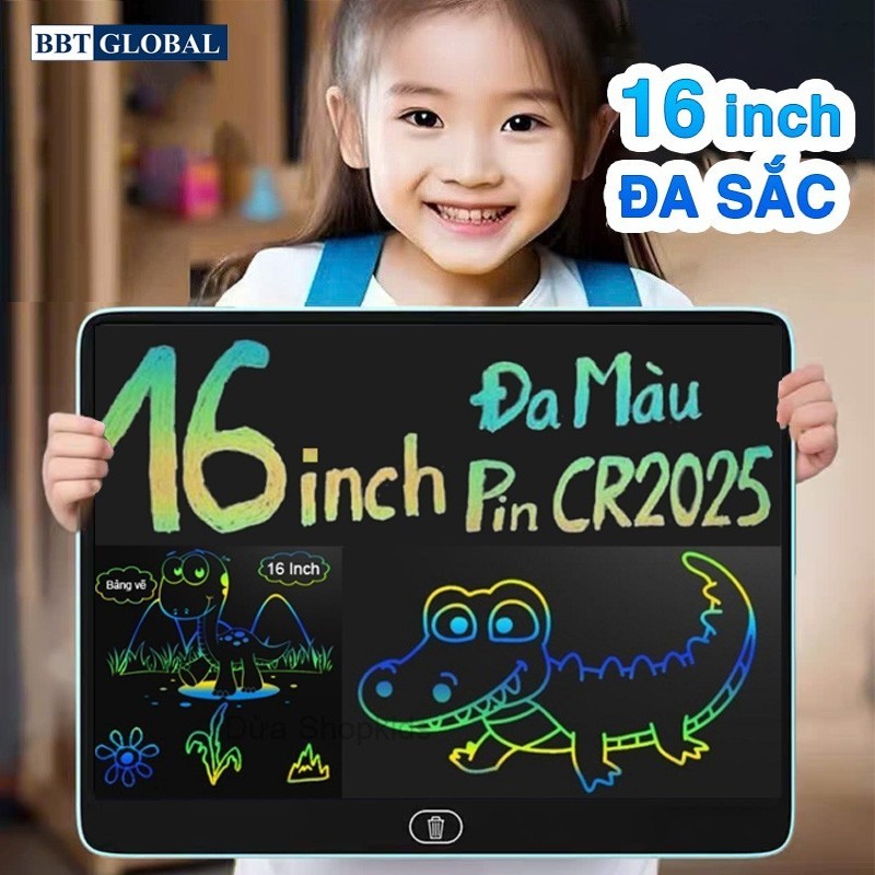 Bảng vẽ điện tử đa sắc cho bé