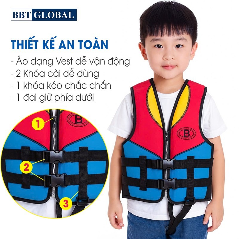 Áo phao bơi cao cấp APCC đủ size 15-100kg