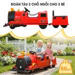 Ô tô điện trẻ em kiểu dáng xe lửa CỠ LỚN BBT-5656