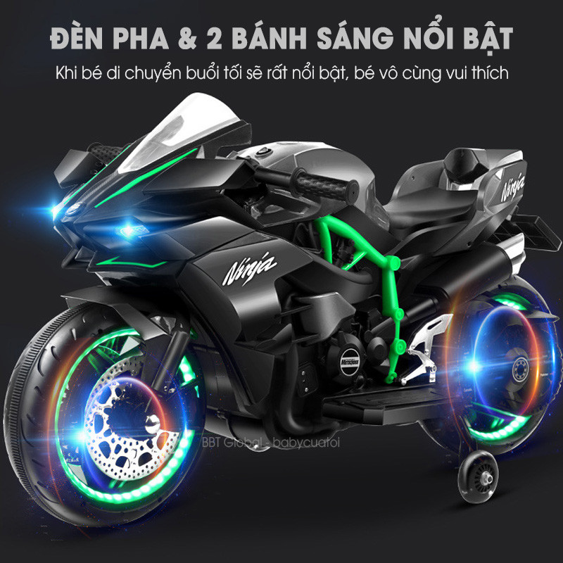 Xe máy điện trẻ em phân khối lớn H2R BBT-6000