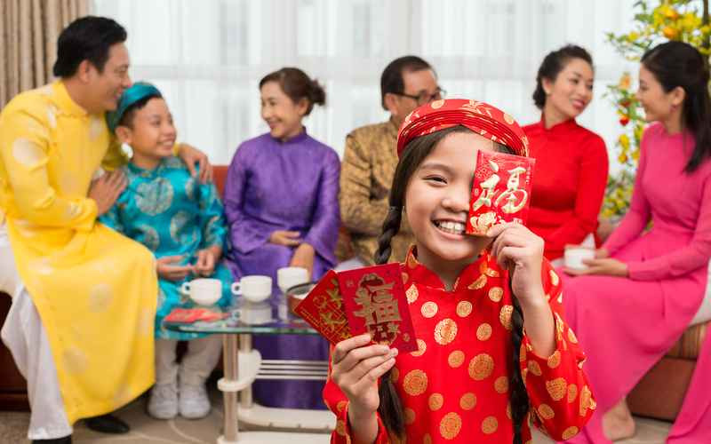 Hình thức lì xì bằng tiền