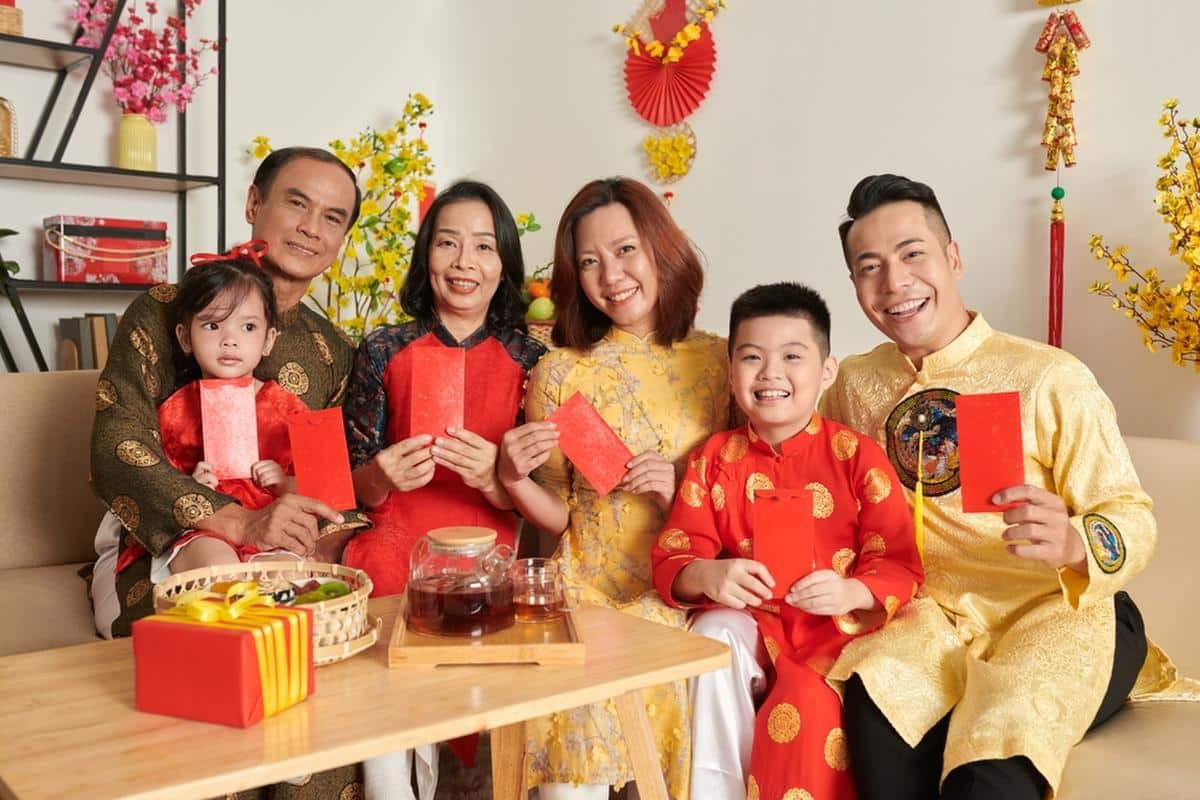 Hình thức lì xì truyền thống