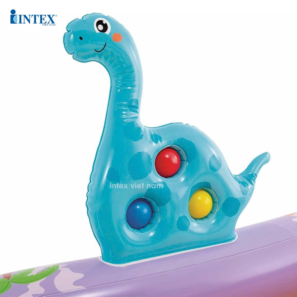Bể bơi phao cầu trượt khủng long mẫu mới INTEX 56139