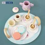 Đồ chơi bình trà và bánh bằng gỗ cao cấp MSN21030B