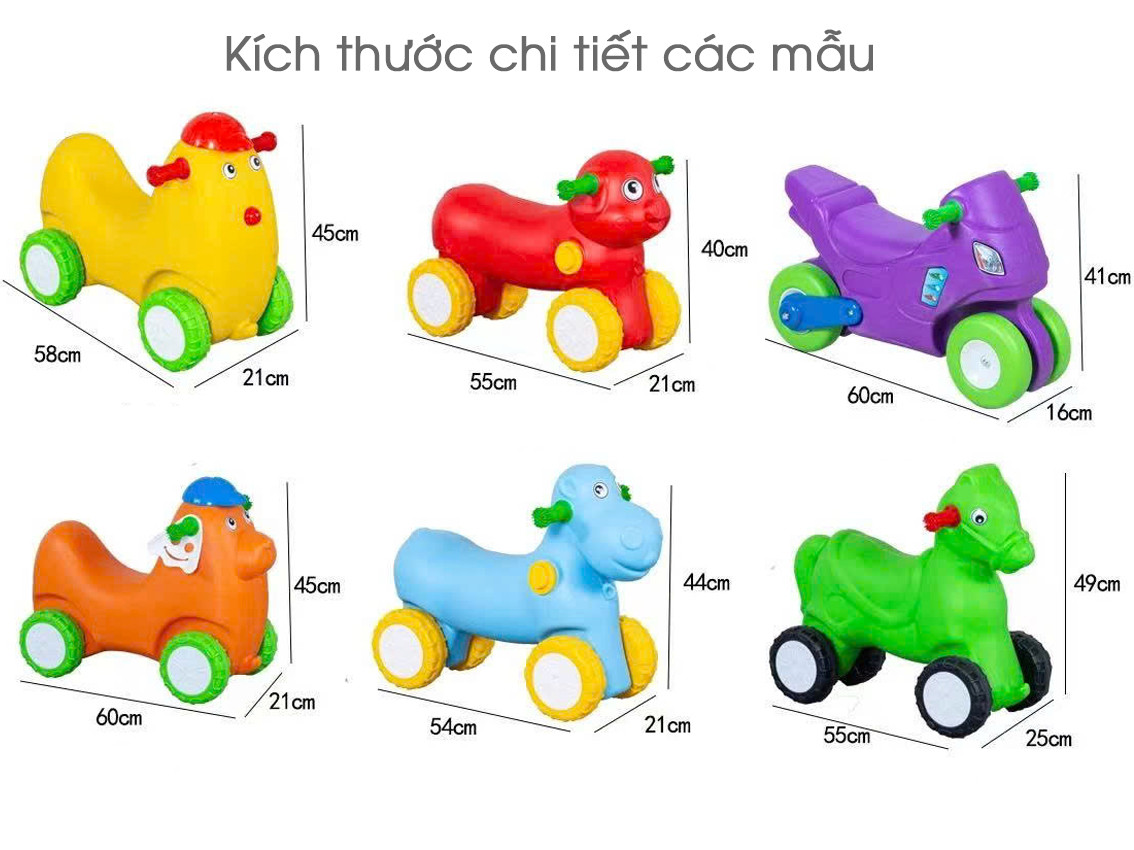 Xe chòi chân nhập khẩu heo con ZK1027-HEO