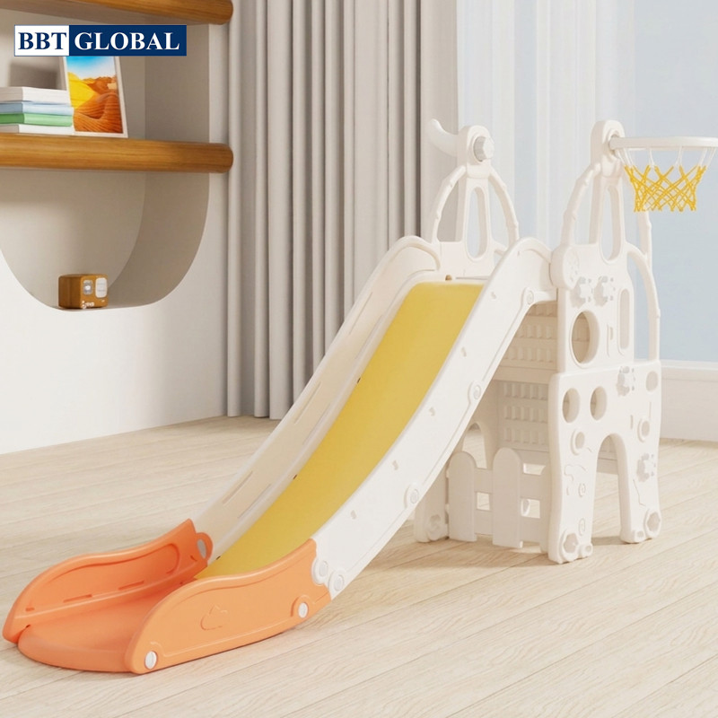 Cầu trượt cho bé BBT Global máng dài BSL423
