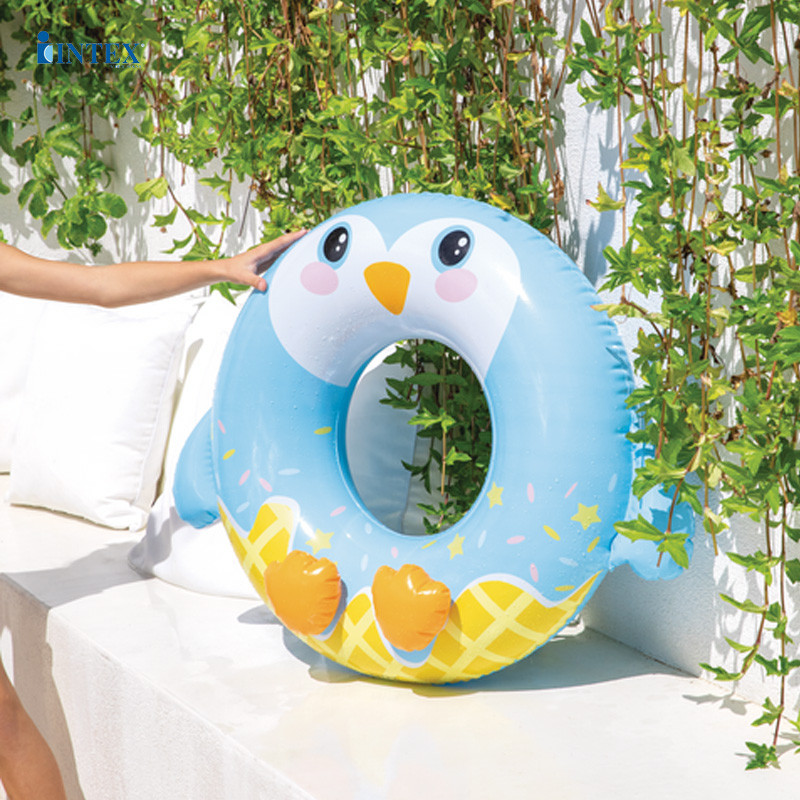 Phao bơi tròn hình thú đáng yêu cho bé INTEX 59266