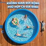 Bể bơi gia đình tròn cổ bơm hơi đường kính 3m96 INTEX 28143