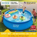 Bể bơi gia đình tròn cổ bơm hơi đường kính 3m96 INTEX 28143
