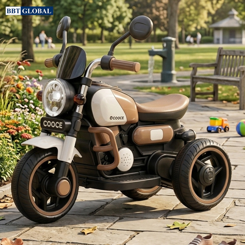 Xe máy điện trẻ em dáng Moto Cruiser BBT-9119B
