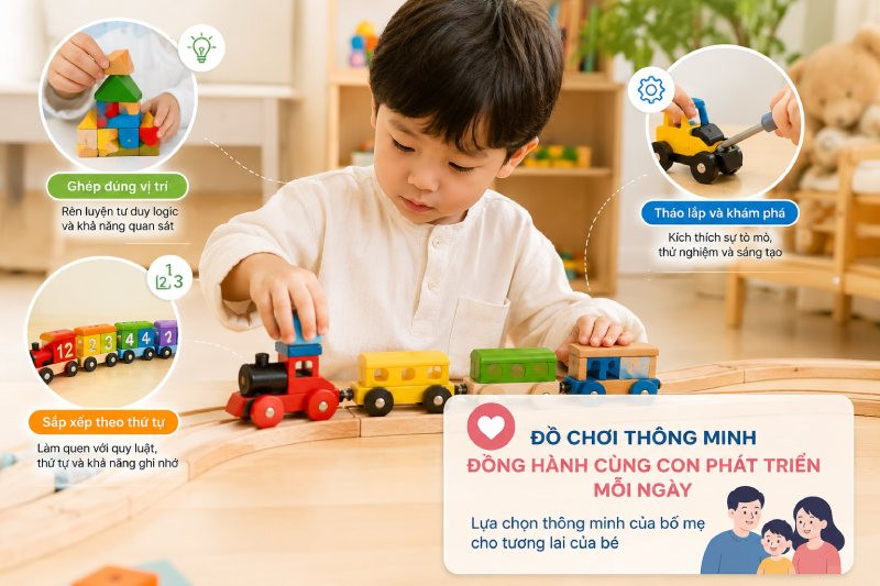 Đồ chơi thông minh cho bé