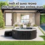 Bể bơi sục massage có máy lọc tạo clo từ muối 2m01 INTEX 28458