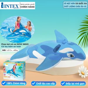 Phao bơi cá voi xanh INTEX 58523
