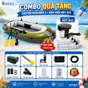 Thuyền hơi SEAHAWK 2 mẫu mới INTEX 66332
