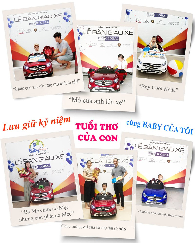 Ô tô điện trẻ em BBT Global dáng siêu xe BBT-8888
