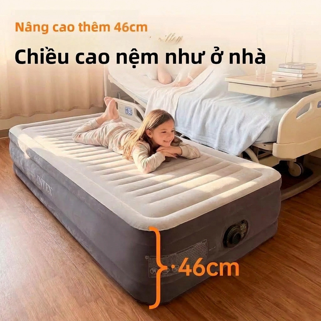 Giường hơi đơn tự phồng cao cấp 99cm Intex 64412