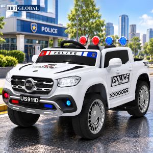 Xe ô tô điện cảnh sát cho bé cỡ lớn nhất US911D (hàng loại 1)