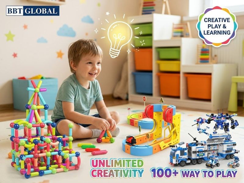 Khai phá IQ không giới hạn với đồ chơi xếp hình sáng tạo