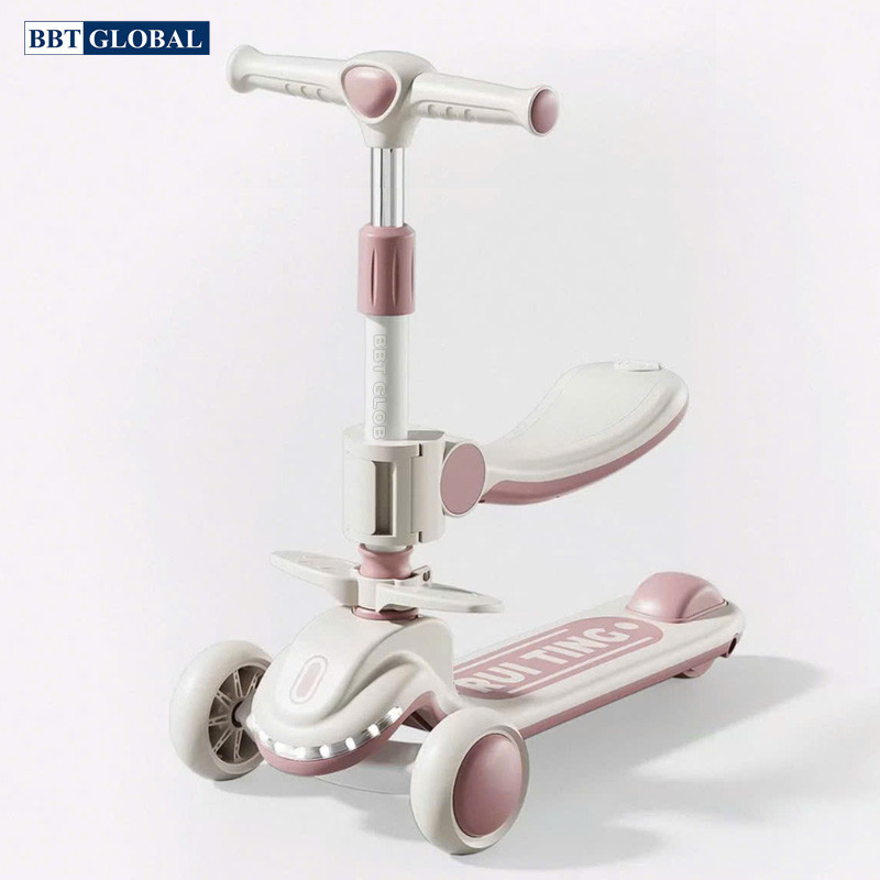 Xe trượt scooter 2in1 cho bé có ghế ngồi BBT Global KM983S