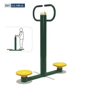 Thiết bị thể dục ngoài trời xoay eo đôi KXJS-057